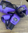 Set de boxeo No Boxing No Life morado y negro