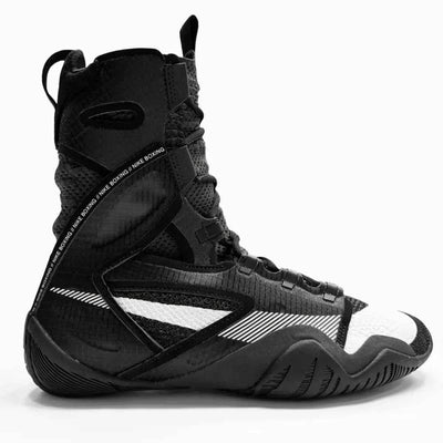 Chaussures de boxe Nike Hyperko 2 - Bottines montantes Flyknit - Noir / Blanc