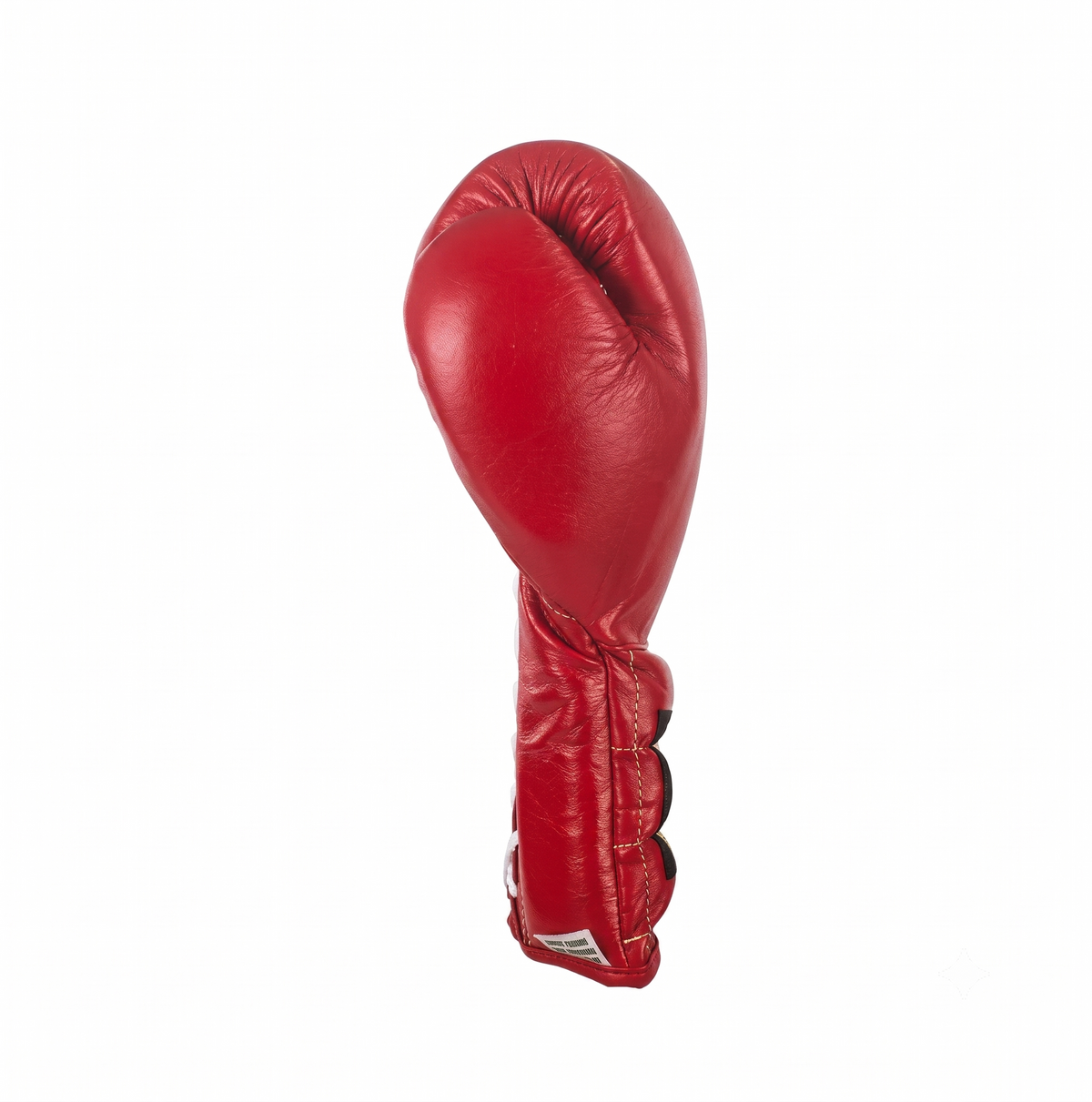 Cleto Reyes red leather boxing glove shown upright