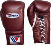 Winning MS-300 Professional Boxing Gloves | Maroon – Elite Lace-Up