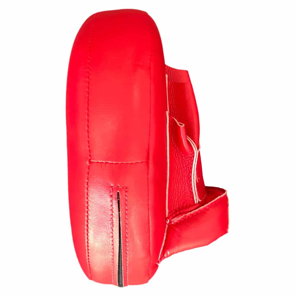Authentic Red Winning CM-20 curved professional focus mitts handcrafted in Japan with premium leather.