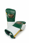 No Boxing No Life Forest Green, White & Gold Gloves