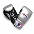 Gants de boxe Winning argent et noir