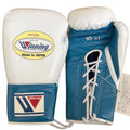 Winning White & Blue Boxing Gloves