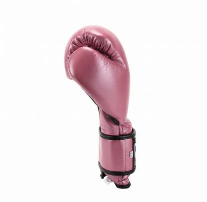 Cleto Reyes pink leather boxing glove shown in profile