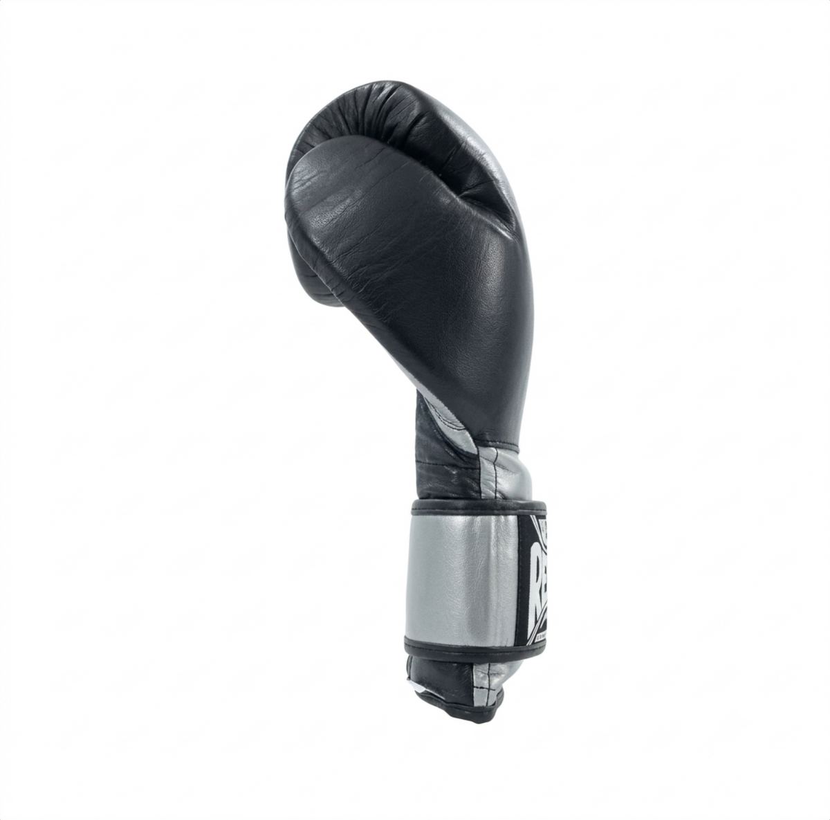 Cleto Reyes black leather boxing glove shown in profile