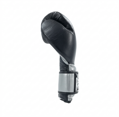 Cleto Reyes black leather boxing glove shown in profile