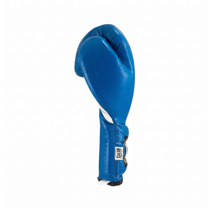 Cleto Reyes royal blue leather boxing glove shown upright
