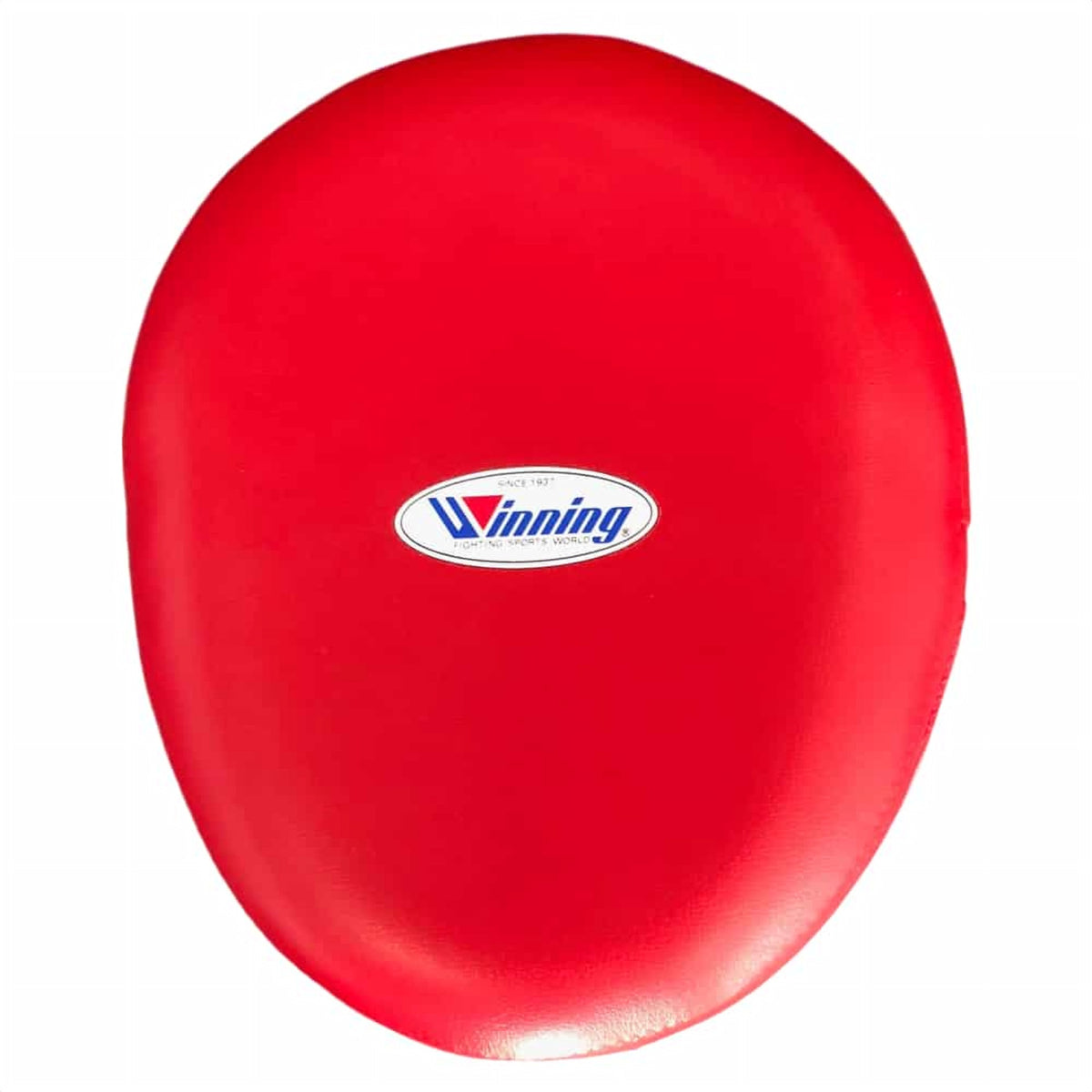 Winning logo patch on red CM-20 focus mitt
