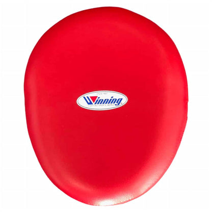 Winning logo patch on red CM-20 focus mitt
