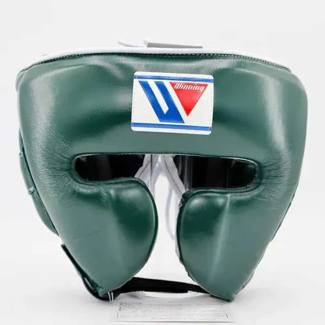 Winning Japan Boxing Headgear FG-2900 - Forest Green Custom Edition - PunchPro Boxing