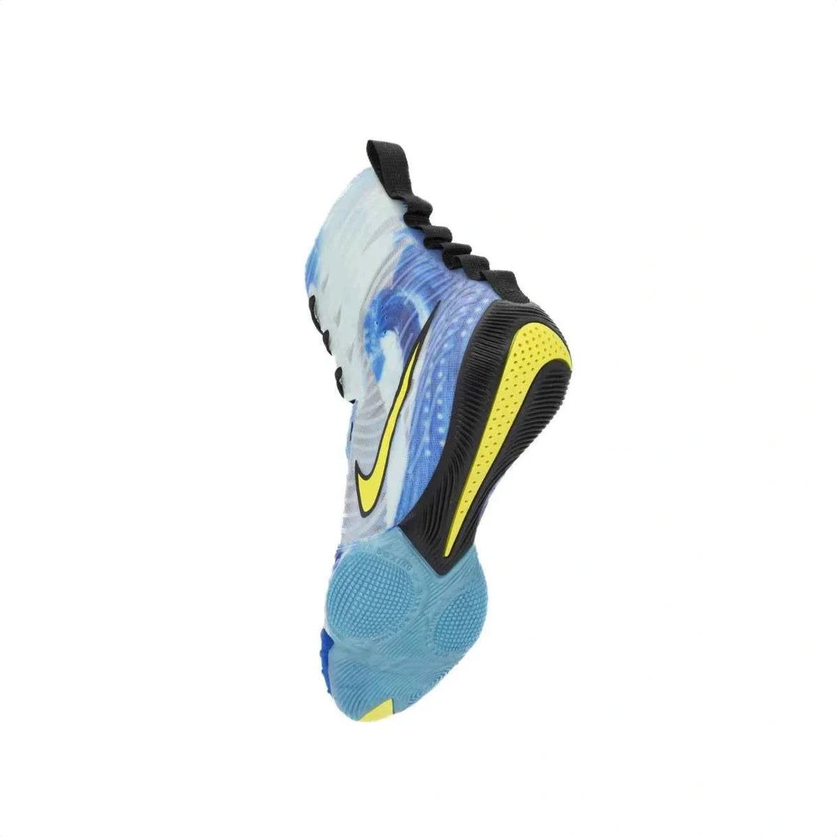 Nike Hyperko 2 boxing boots blue and yellow pair side by side