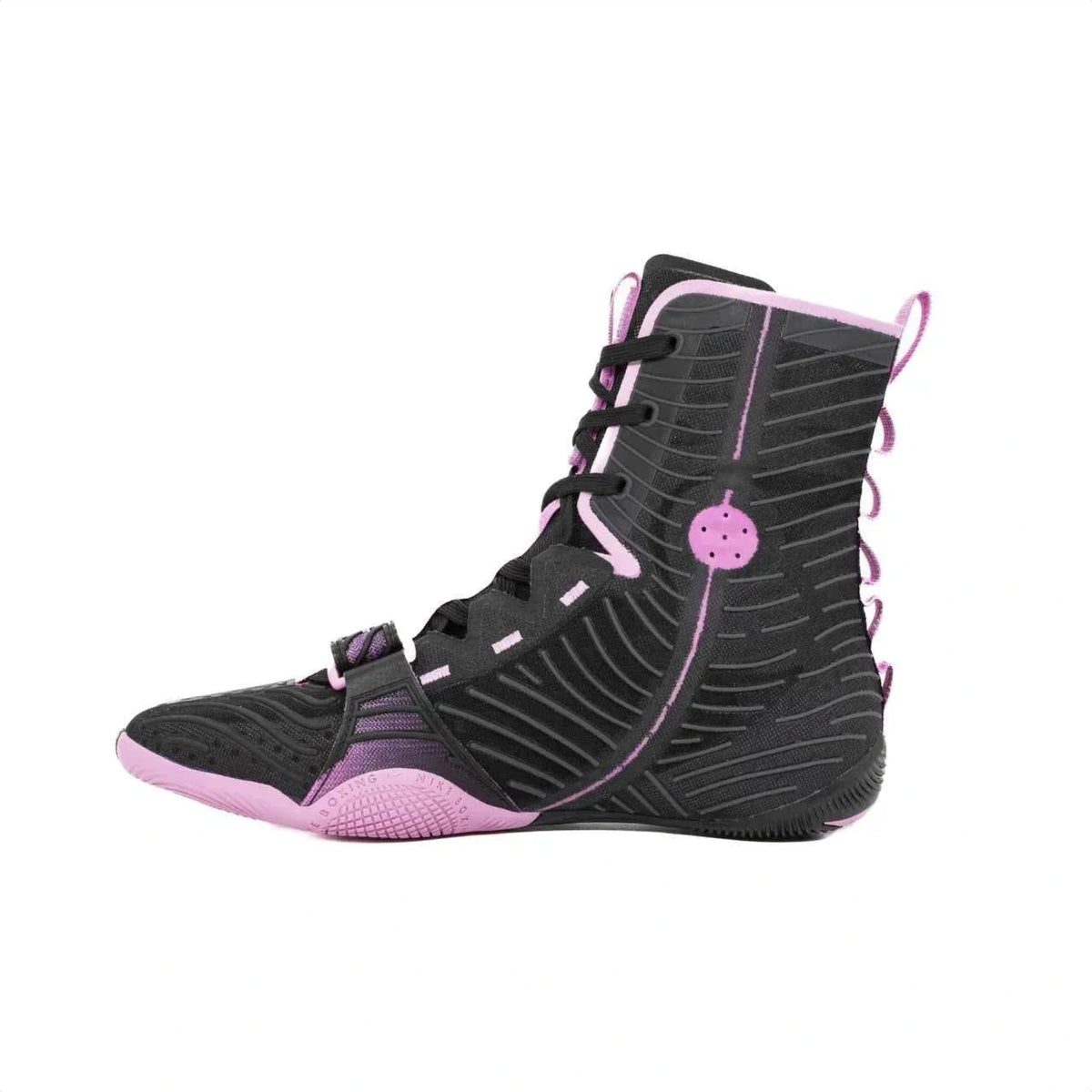 Nike Hyperko 2 boxing boots black and pink sole detail