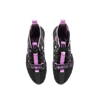 Nike Hyperko 2 boxing boots black and pink angled view