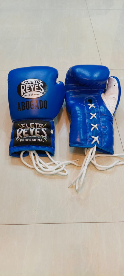 Cleto Reyes royal blue sparring set headguard side view