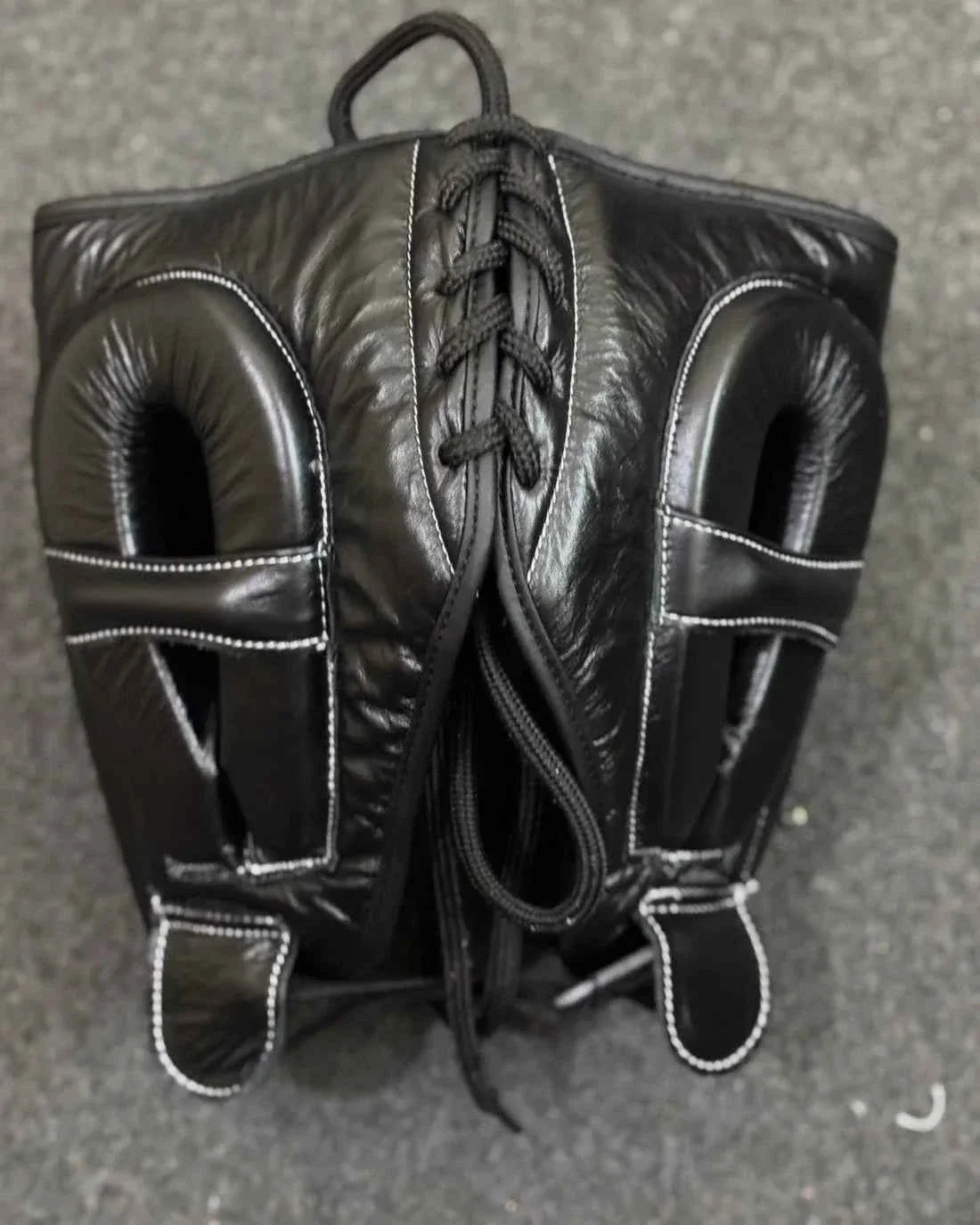 Winning Japan Boxing Headgear FG-2900 - Custom Multi-Color Cross Patchwork Design - PunchPro Boxing