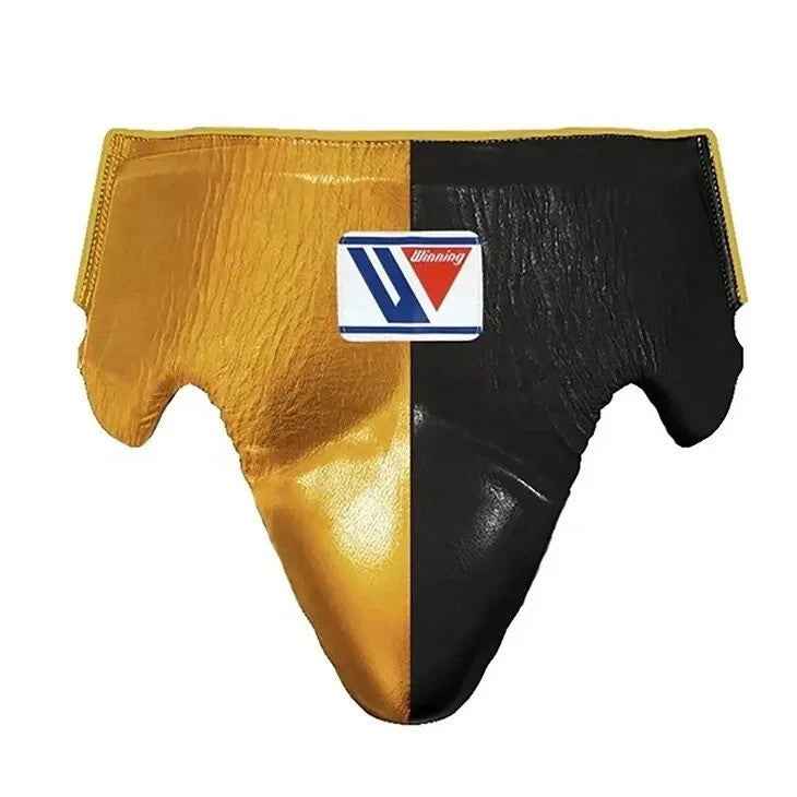 Black and yellow protective pad with a logo on a white background