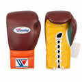 Winning Maroon, Yellow & Orange Boxing Gloves