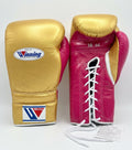 Gants de boxe dorés et roses Winning